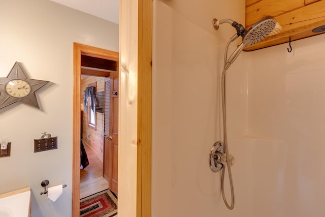 3233 Stinson Lake Rd, Ellsworth, NH 03266 - bathroom with a shower