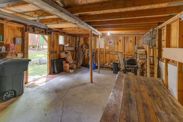 3233 Stinson Lake Rd, Ellsworth, NH 03266 - basement with wood walls