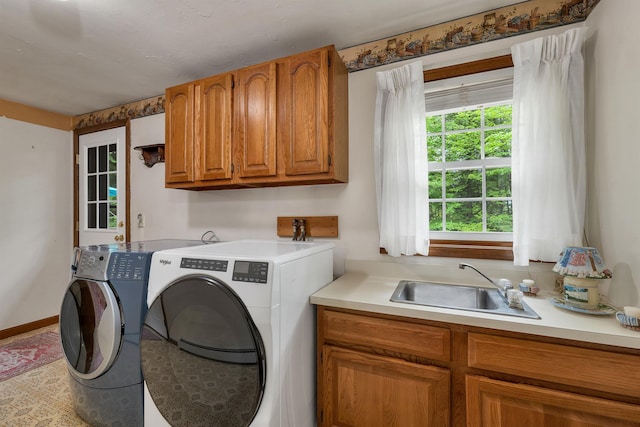 210 Province Rd, Belmont, NH 03220 - laundry area featuring washing machine and dryer and cabinet space