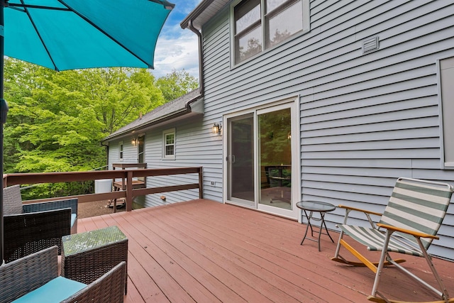210 Province Rd, Belmont, NH 03220 - view of wooden deck