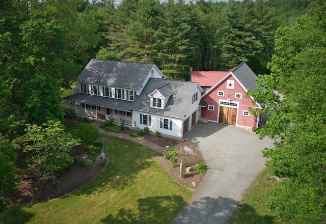 106 Jenkins Rd, Bedford, NH 03110 - view of subject property with a heavily wooded area