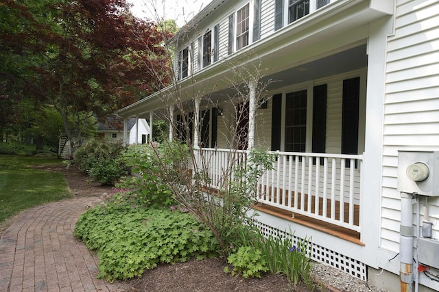 106 Jenkins Rd, Bedford, NH 03110 - view of property exterior featuring covered porch