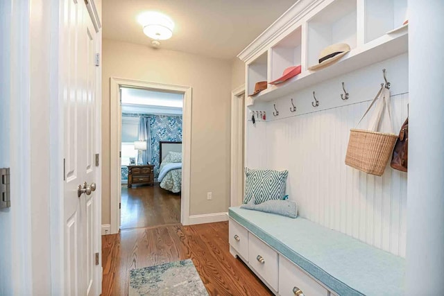12 Haywick Dr, Stratham, NH 03870 - mudroom with wood finished floors and baseboards