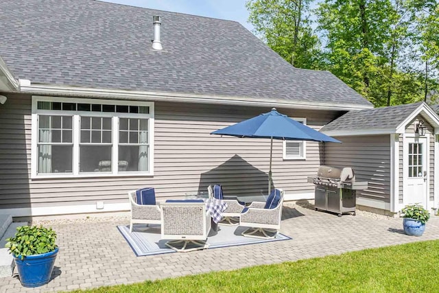 12 Haywick Dr, Stratham, NH 03870 - view of patio / terrace with grilling area
