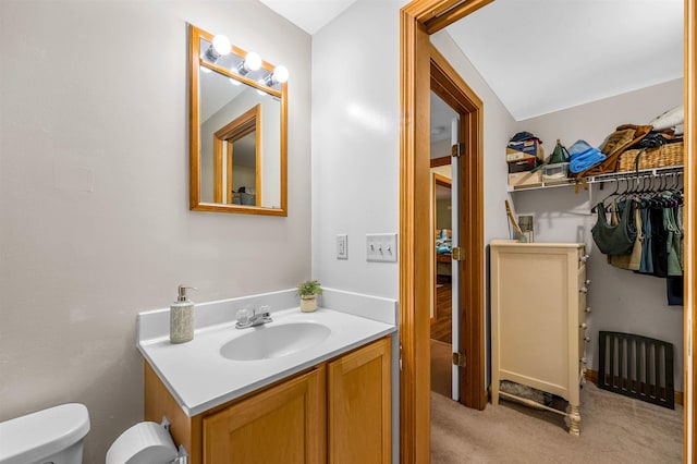 354 Jenny Davis Rd, Waterbury, VT 05676 - bathroom featuring vanity and toilet