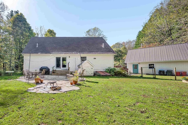 354 Jenny Davis Rd, Waterbury, VT 05676 - rear view of house featuring a patio area