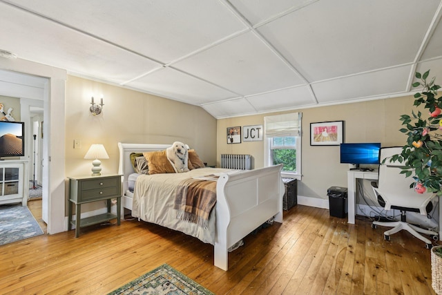 26 Middle St, Amherst, NH 03031 - bedroom featuring radiator heating unit, hardwood / wood-style flooring, and baseboards