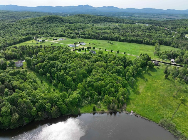275 Petit Rd, Coventry, VT 05825 - view of rural area featuring a water and mountain view and a heavily wooded area