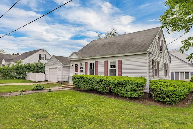 190 Anthony St, Manchester, NH 03103 - view of front facade with an outdoor structure and roof with shingles