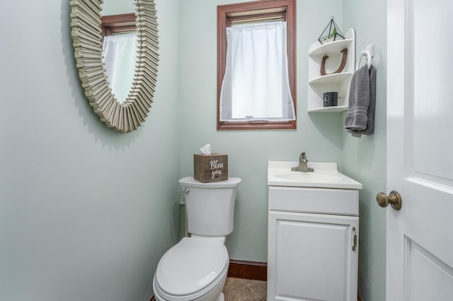 26 Association Dr, Northwood, NH 03261 - half bathroom featuring vanity and toilet