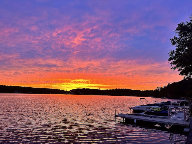 26 Association Dr, Northwood, NH 03261 - dock area featuring a water view