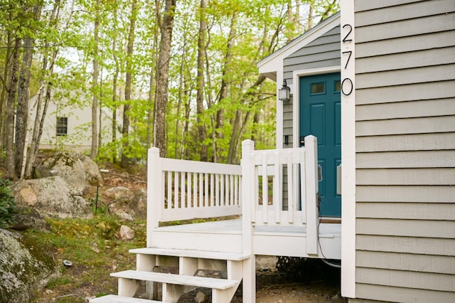 270 Beechnut Dr, Conway, NH 03860 - view of wooden terrace