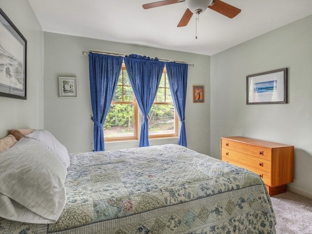 278 S Cove Rd, Burlington, VT 05401 - bedroom featuring carpet flooring and a ceiling fan