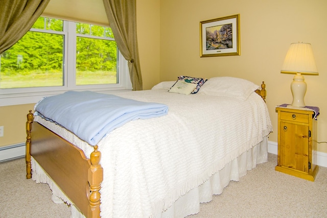 120 Pepin Dr Unit B 6, Newport City, VT 05855 - carpeted bedroom featuring baseboards and baseboard heating