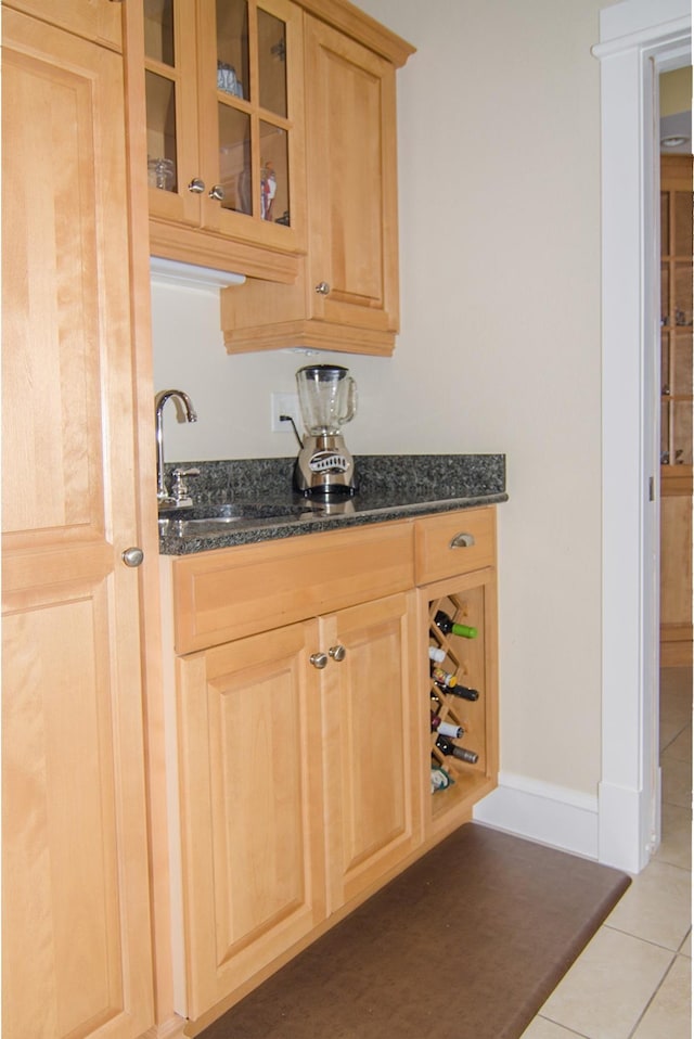 120 Pepin Dr Unit B 6, Newport City, VT 05855 - indoor wet bar featuring light tile patterned floors and baseboards