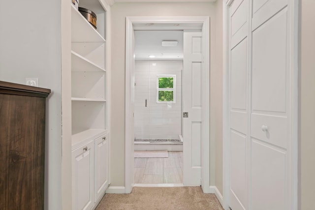 78 Hitching Post Ln, Bedford, NH 03110 - corridor featuring light colored carpet and baseboards