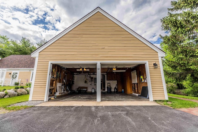 82 Garden Cir, Laconia, NH 03246 - view of detached garage