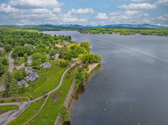 82 Garden Cir, Laconia, NH 03246 - drone / aerial view of a water and mountain view