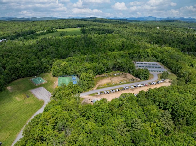 82 Garden Cir, Laconia, NH 03246 - aerial view of a heavily wooded area
