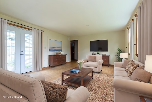 2 Ramsey Dr, Rochester, NH 03839 - living area featuring light wood-style flooring and baseboards
