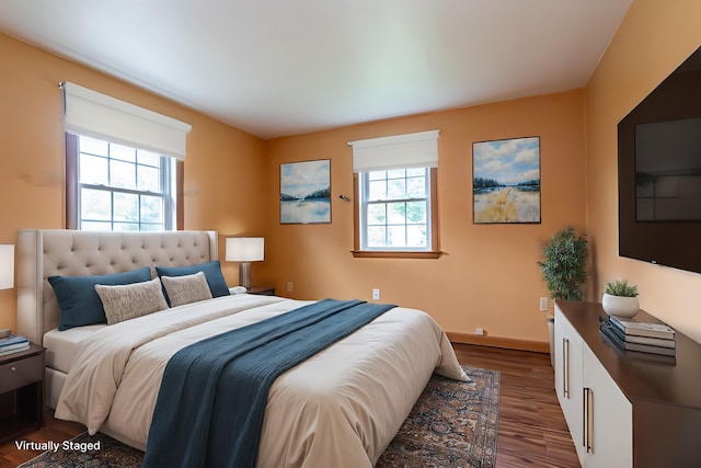 2 Ramsey Dr, Rochester, NH 03839 - bedroom featuring dark wood finished floors and baseboards