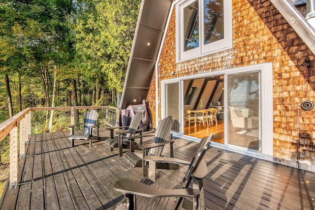 171 Cold Spring Rd, Milton, VT 05478 - view of wooden terrace