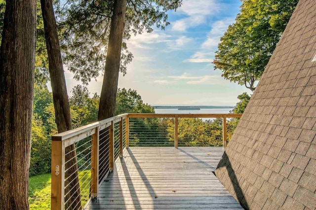 171 Cold Spring Rd, Milton, VT 05478 - deck featuring a water view