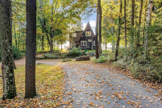171 Cold Spring Rd, Milton, VT 05478 - view of a-frame home