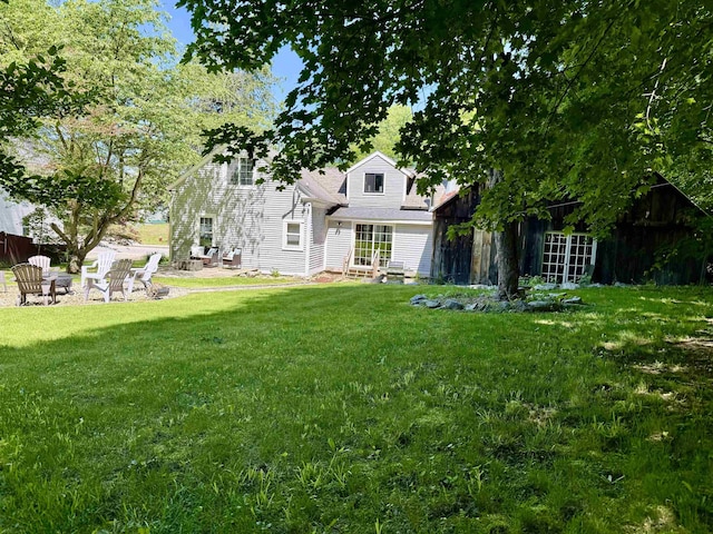 11 Francestown Rd, Bennington, NH 03442 - view of grassy yard with a fire pit