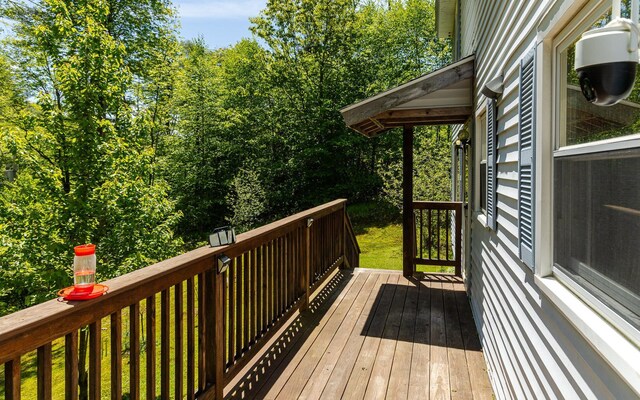 353 N St, Jaffrey, NH 03452 - view of wooden terrace