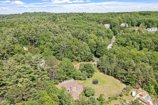 2 Candlewood Rd, Windham, NH 03087 - aerial view of a heavily wooded area