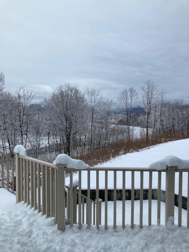 36 Lodge Rd Unit B105, Lincoln, NH 03251 - view of snowy yard