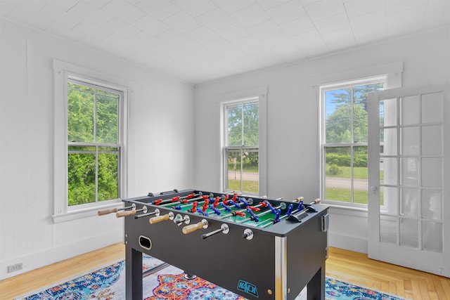138 Sixth St, Dover, NH 03820 - game room with wood finished floors