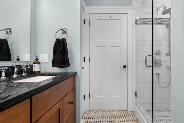 6 Tannery Way, Kensington, NH 03833 - full bathroom featuring a stall shower and vanity