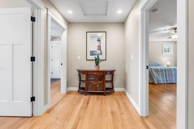 6 Tannery Way, Kensington, NH 03833 - hall featuring light wood finished floors and baseboards