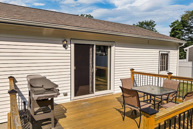 39 Orchard St, Laconia, NH 03246 - deck featuring outdoor dining space