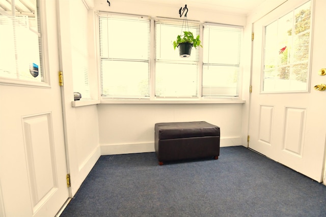 55 Harding St, Manchester, NH 03109 - unfurnished room featuring dark colored carpet and baseboards