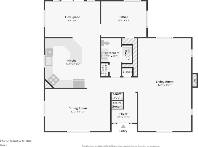 2 Warton Rd, Nashua, NH 03062 - property floor plan