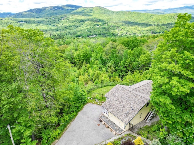 33 Karwendal Strasse, Bartlett, NH 03812 - view from above of property featuring mountains and a heavily wooded area