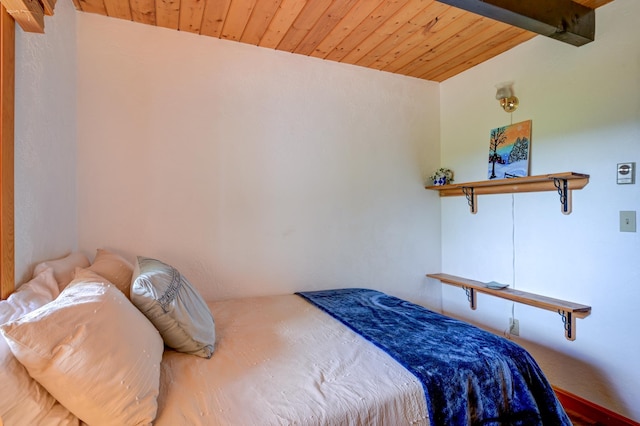 33 Karwendal Strasse, Bartlett, NH 03812 - bedroom featuring wood ceiling