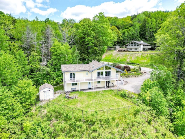 33 Karwendal Strasse, Bartlett, NH 03812 - view of subject property with a heavily wooded area