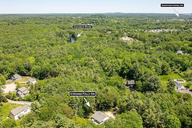 4 Mones Folly Dr, Dover, NH 03820 - drone / aerial view of a forest