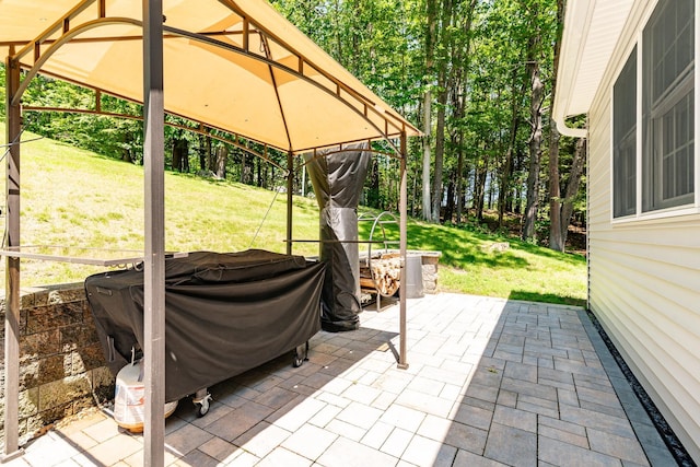 4 Mones Folly Dr, Dover, NH 03820 - view of patio with a gazebo and area for grilling