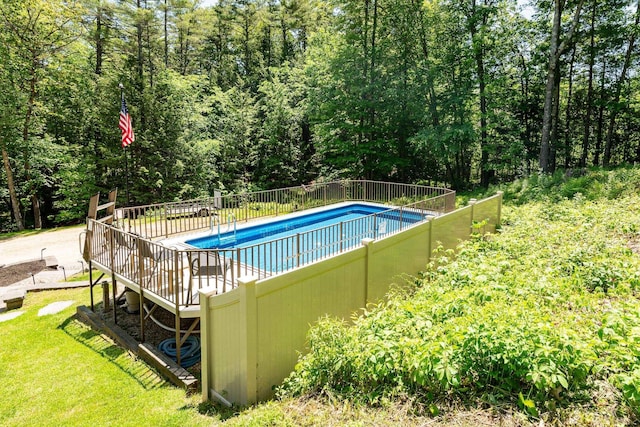 4 Mones Folly Dr, Dover, NH 03820 - view of pool with a deck