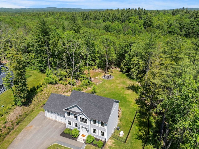 250 Harmony Rd, Northwood, NH 03261 - view of subject property with a heavily wooded area
