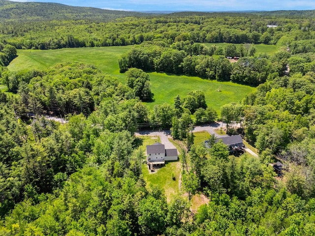250 Harmony Rd, Northwood, NH 03261 - bird's eye view of a heavily wooded area
