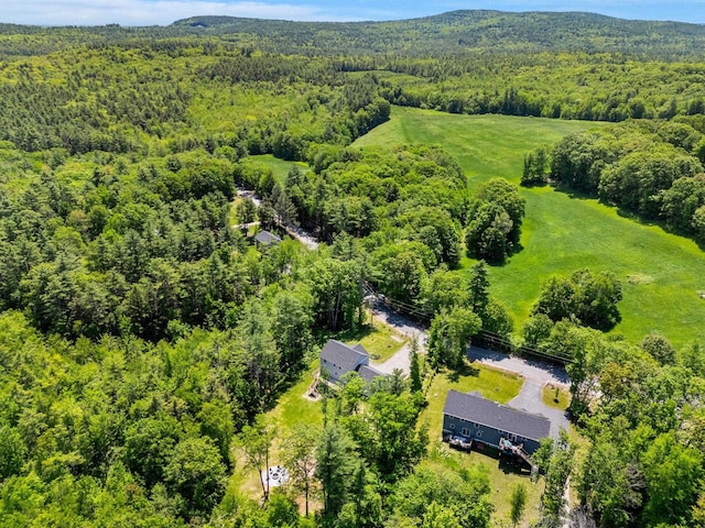 250 Harmony Rd, Northwood, NH 03261 - view from above of property with a forest