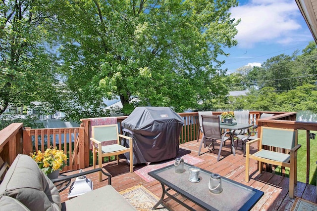 228 Platts Ave, Manchester, NH 03109 - deck with outdoor dining area