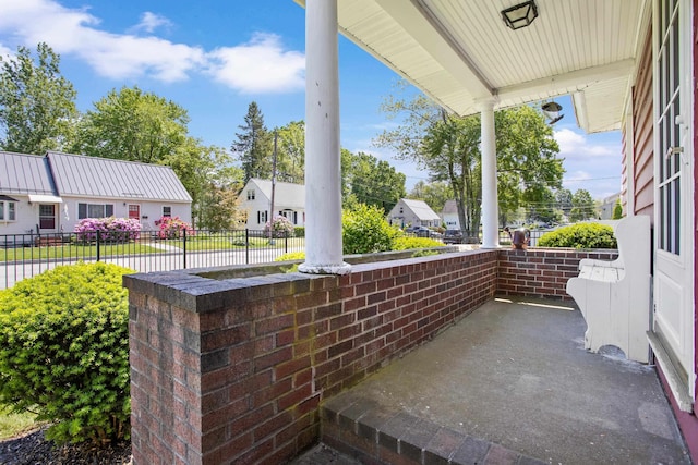 228 Platts Ave, Manchester, NH 03109 - covered porch featuring a residential view