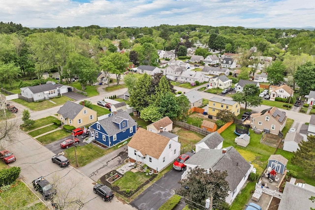 146 Anthony St, Manchester, NH 03103 - aerial perspective of suburban area